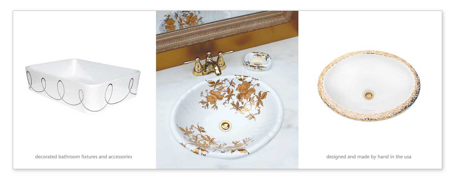 Tiny brochure art and made all the sinks too.