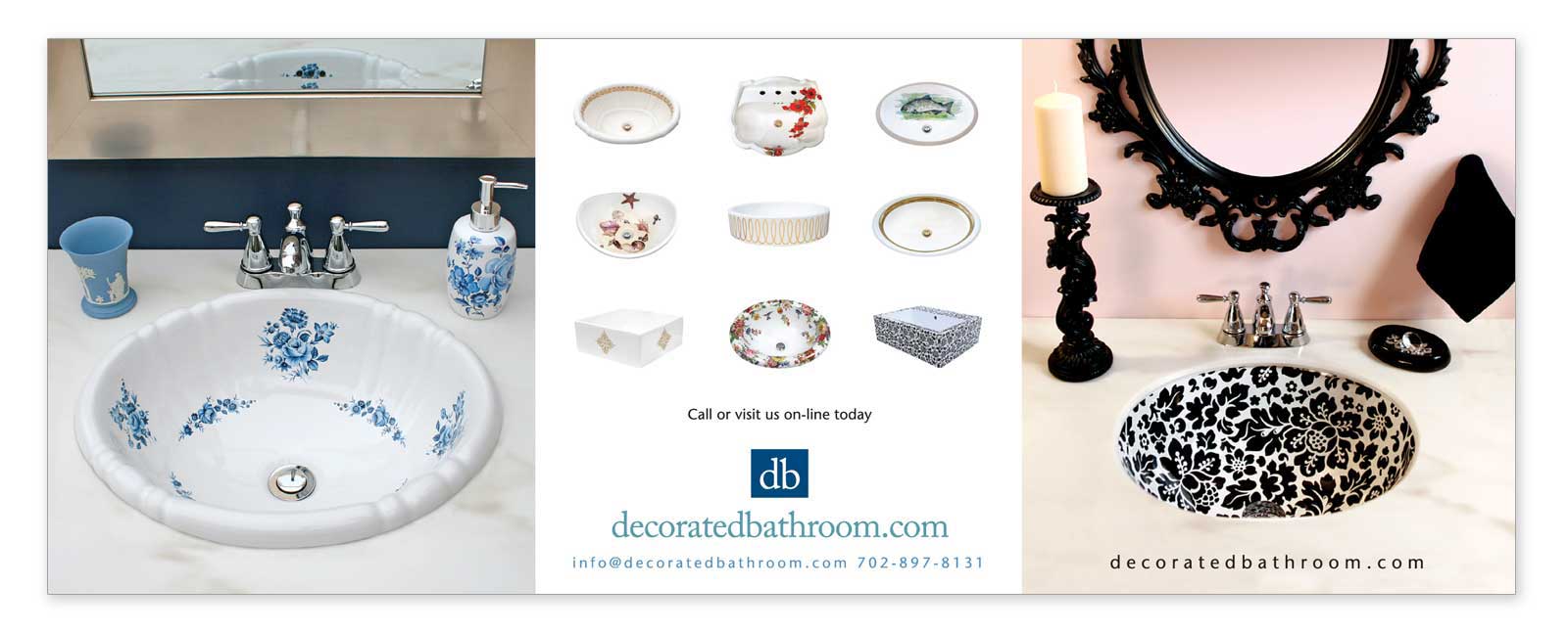 Tiny brochure art and made all the sinks too.