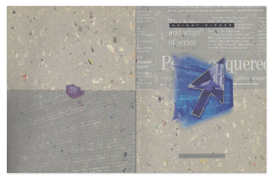 Knight-ridder annual report typesetting