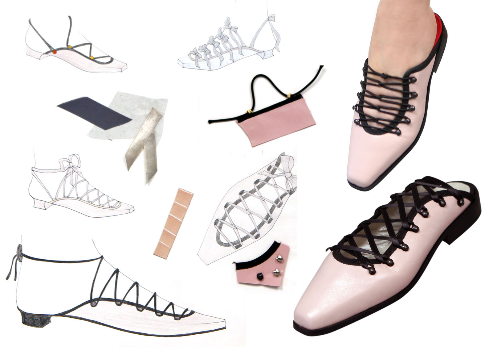 hand made shoe designs by Lynne