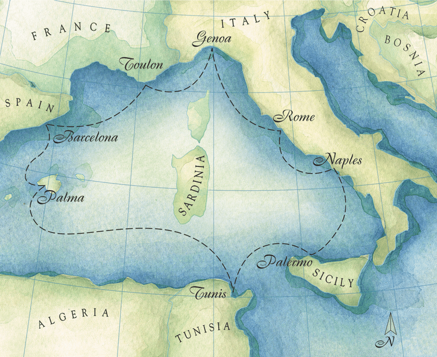 artwork for map of Europe