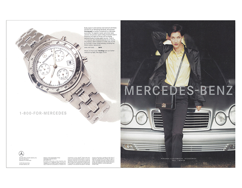 artwork for mercedes catalog
